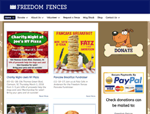 Tablet Screenshot of freedomfences.org